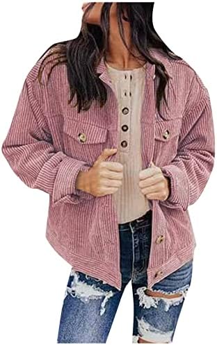 Bayan Ceket düğmesi Dış Giyim Rulo kollu Ceket Gevşek Üstleri kalın Rüzgar Geçirmez yıpratır sıcak bluzlar tunik üstleri
