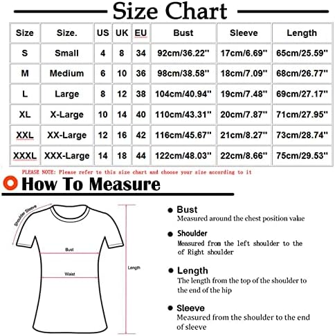 Kadınlar için sevimli Üstleri 2023 Ebru Baskılı Grafik Tees Yaz Crewneck tişört Gevşek Kısa Kollu T Gömlek Bluzlar