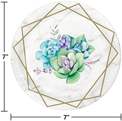 Yaratıcı Dönüştürme Geometrik Sulu Meyveler tatlı tabakları, 7, Gri, Beyaz ve Altın