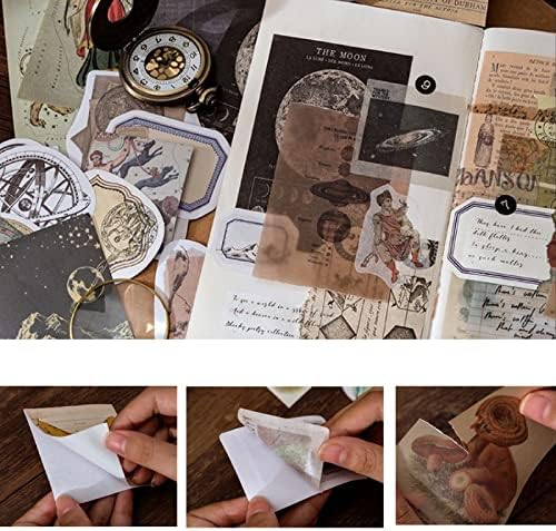 240 ADET koleksiyon defteri kağıdı Malzemeleri Paketi Karışık malzemeler Günlük Scrapbooking Malzeme Kağıt Retro Dekoratif