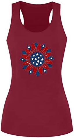 Ayçiçeği Yıldız Maç Tank Top Bayan Geniş Kayış Üst Sevimli grafikli tişört Yaz Casual Gevşek Fit Bluz Yelek
