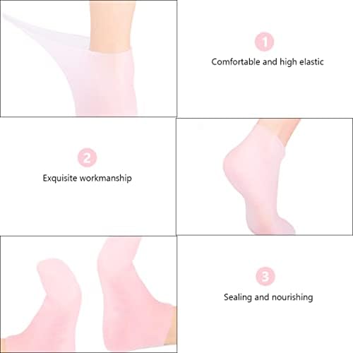 Healifty 2 pairs Kuru Çorap, Yumuşatma Yumuşatmak Anti-Çorap Kayma Çorap Anti-çatlama Eller Koruyucu Tedavi Bakım