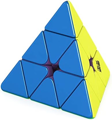 JİEZZ Moyu Weilong Pyraminx 2022 48 Mıknatıslı Maglev Piramit Hız Küpü-Görünür Manyetizma Ayarlama Sistemi Esnekliği