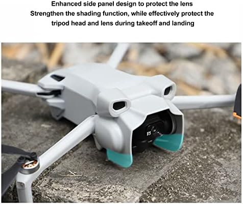 RiToEasysports Lens Hood, Mini 3 Plastik Mini Drone Kamera Koruyucu Güneşlik Kapak Drone Aksesuarları için