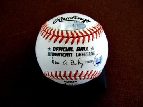 Cal Ripken Jr. Orioles Hof İmzalı Otomatik Vtg 2131 Oal Oyunu Beyzbol Steiner Mlb İmzalı Beyzbol Topları