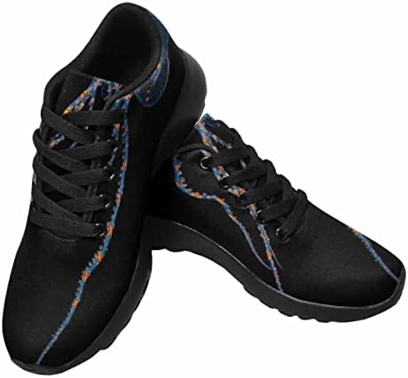InterestPrint kadın koşu ayakkabıları-Rahat Nefes Atletik Tenis Sneakers Parlak Renkli Uçan Kelebekler Desen