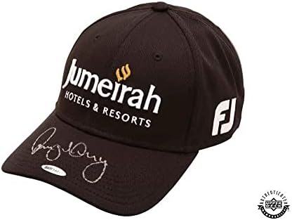 Rory McIlroy İmzalı Jumeriah Başlık Başlığı Şapkası - Üst Güverte İmzalı Golf Şapkaları ve Siperlikleri