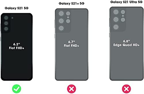 BELTRON Kılıf ve Kılıf Samsung Galaxy S21 5G (2021), koruyucu Tam Vücut Çift Koruma Kılıfı ve Döner Kemer Klipsi Combo