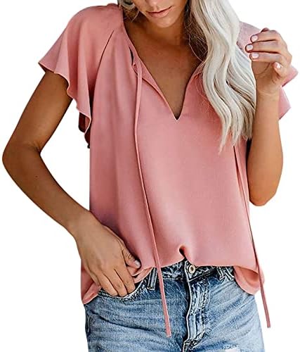 Gevşek Fit Tişörtü yazlık gömlek Kadınlar için Çizgili Nefes Kare Boyun Kolsuz Moda Rahat Rahat