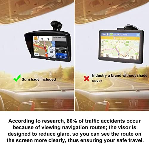 Araba Kamyon GPS Navigasyon Sistemi için XGODY GPS Navigasyon 2023 Harita 7 inç Dokunmatik Ekran Araba GPS Navigator