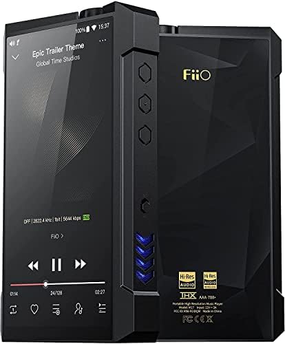 FııO M17 MP3 / MP4 Çalar Müzik Çalar Yüksek Çözünürlüklü Bluetooth Taşınabilir Masaüstü Ses Çalar 6.3 mm/4.4 mm Android