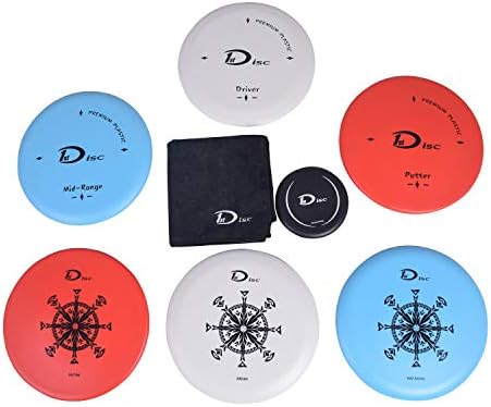 Disk Golf Başlangıç Seti, Erkekler Kadınlar için Acemi Disk Golf Paketi, Açık Spor ve Oyun