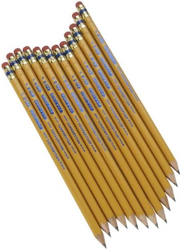 Yazma Dudes ABD Altın Premium Sedir No. 2 Önceden Bilenmiş Kalemler 12 Sayım (DDR56)