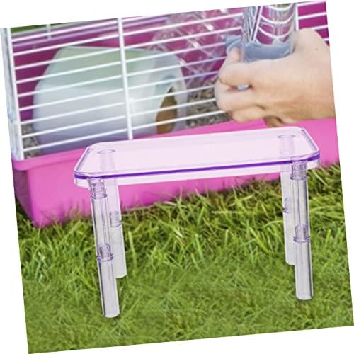 Ipetboom Hamster Platformu Masaüstü Dekor Masaüstü Oyuncaklar Masaüstü Hamster Oyuncak Narin Hamster Yatak Aşınmaya
