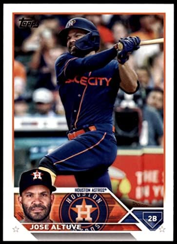 2023 Topps 222 Jose Altuve Houston Astros (Beyzbol Kartı) NM / MT Astros