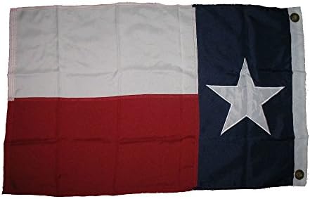 RFCO Texas 12 x 18 Dikişli İşlemeli 2 Katlı Pamuklu Tekne Bisiklet Araba Bayrağı