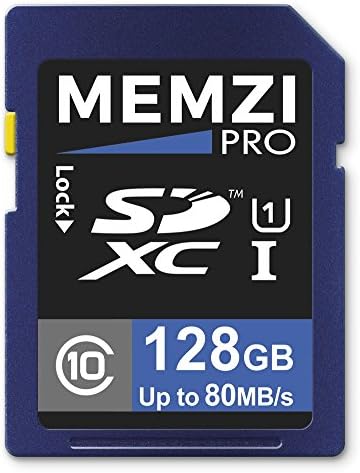 MEMZI PRO 128 GB Sınıf 10 80 mb/s SDXC Bellek Kartı Sony Cyber-Shot için DSC-H400, DSC-H300, DSC-H90, DSC-H70, DSC-H55