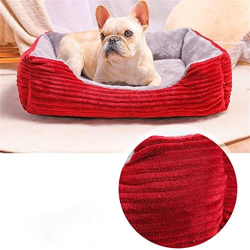 WXBDD Dikdörtgen köpek yatağı Uyku Tulumu Kulübesi Köpek çekyat Pet House Kış Sıcak Yatak Yastık küçük köpekler için