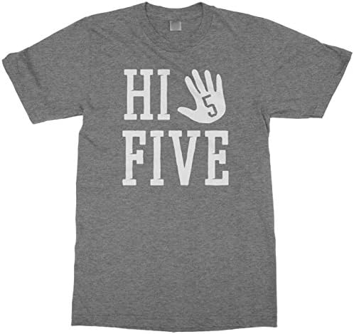 Threadrock Çocuklar Merhaba Beş 5th Doğum Günü Yürümeye Başlayan T-Shirt