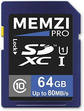 MEMZİ PRO 64 GB Sınıf 10 80 mb/s SDXC Hafıza Kartı Panasonic Lumix DC-GH Serisi Dijital Kameralar
