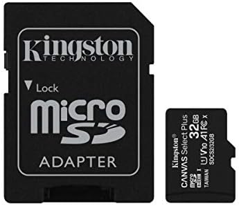 Kingston 32 GB microSDHC Tuval Seçin Artı 100 mb/s Okuma A1 Class10 UHS-I 2-Pack Hafıza Kartı + Adaptörü (SDCS2/32GB-2P1A)