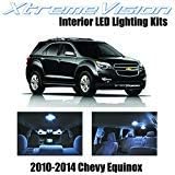 Xtremevision İç LED Chevy Equinox 2010-2014 için (11 Adet) soğuk Beyaz İç LED Kiti + Kurulum Aracı