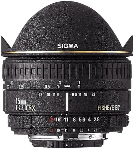 Nikon SLR Kamera için Sigma 15mm F2.8 EX Diyagonal Balıkgözü Lens