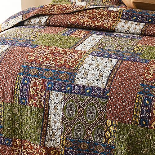 VISIMISI Pamuk Yatak Örtüsü Yorgan Setleri Geri Dönüşümlü Yatak Örtüsü Setleri Nevresim Vintage Bohemian Patchwork