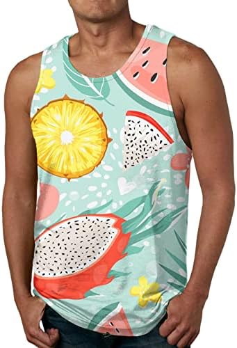 Bmısegm Yaz Tişörtleri Gömlek Erkekler İçin Erkek Yaz Moda Rahat Plaj Sahil Dijital 3D Baskılı T Shirt Erkekler için