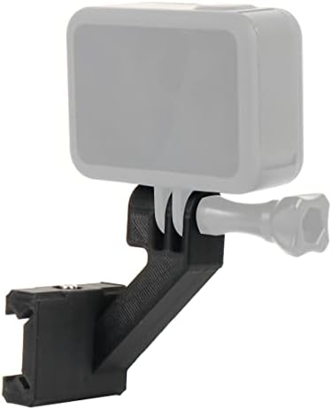 FEICHAO 3D Baskılı 20mm Ray Montaj Adaptörü PLA kamera yatağı ile Uyumlu GoPro Eylem Kamera Aksesuarları (Yan Tip)