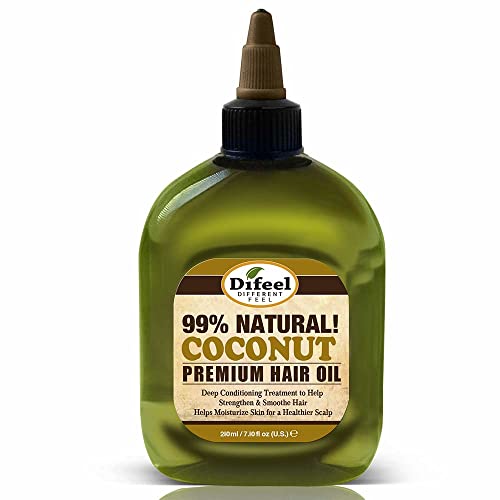 Dıfeel Premium %99 Doğal Derin Bakım Hindistan Cevizi Saç Yağı 7.1 ons (3'lü Paket)