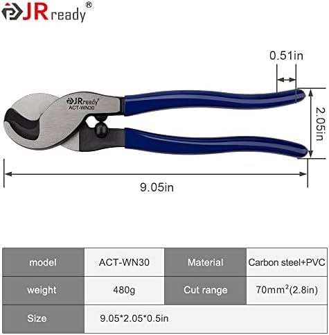 JRready tel kablo kesiciler ACT - WN30 cortador kablo ağır 10 inç cavle pense bakır tel ve alüminyum kablo