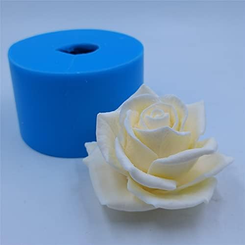 Çiçek Gül Çiçek 3D silikon kalıp Reçine Çiçek Sabun Mum Yapımı DIY Kalıpları Düğün Pastası Kalıp Epoksi Dekorasyon