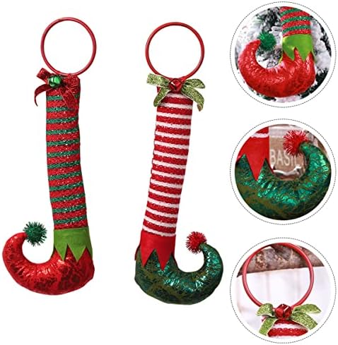 CANIGHT Vitrin Komik Dekorasyon Elf Çan Çan Çocuklar Pullu Kapı Ağacı Asılı Süslemeleri Şömine Ilginç Noel Süs Tatil