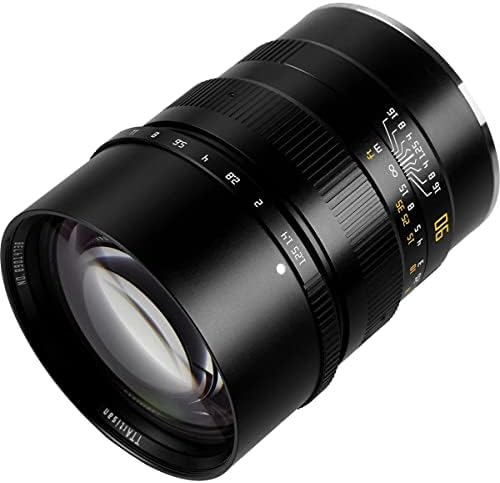 Hasselblad X1D için TTArtisan 90mm f/1.25 Lens, Siyah