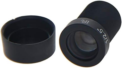 Othmro 2 Adet 12mm CCTV Kamera Lens 5MP F2.0 Piksel Güvenlik WiFi Kamera Lens, 1/2.5 İnç Geniş Açı için Kamera M12