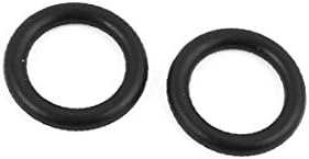 X-DREE 30 Adet 11.8 mm x 1.9 mm Kauçuk O-ringler NBR ısıya dayanıklı Sızdırmazlık Halkası Grommets siyah(Anelli di