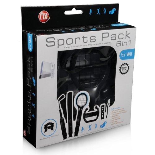 CTA Dijital Wii Grand Slam Spor Paketi (Siyah)