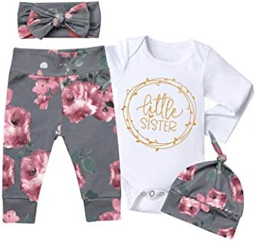 Von kilizo Toddler Bebek Kız Giysileri Sevimli Uzun Kollu Tişörtü Pantolon 3 Adet Kıyafet Setleri Toddler Kız Sonbahar