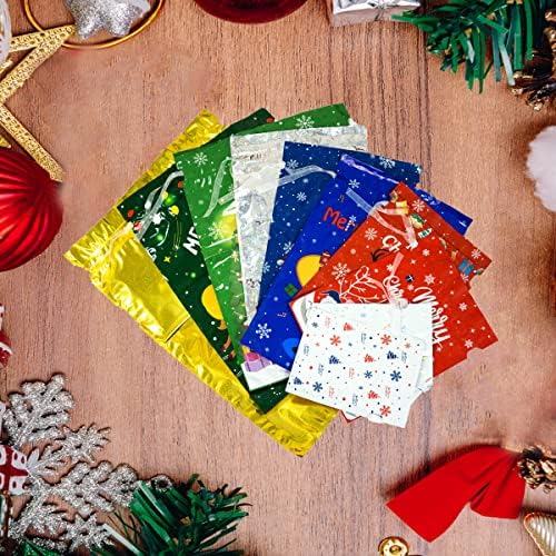 DOMEZO Noel İpli hediye keseleri 30 Adet noel hediyesi hediye keseleri Noel Partisi için Çeşitli Boyutlarda Her türlü