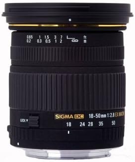 Sigma 18-50mm f/2.8 EX DC SLD ELD Asferik Makro canon lensi Dijital SLR Kameralar