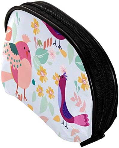 Kadınlar için kozmetik Çantaları, Çanta Çantalar Makyaj Organizatör Depolama Makyaj Çantası Kızlar, Karikatür Kuş