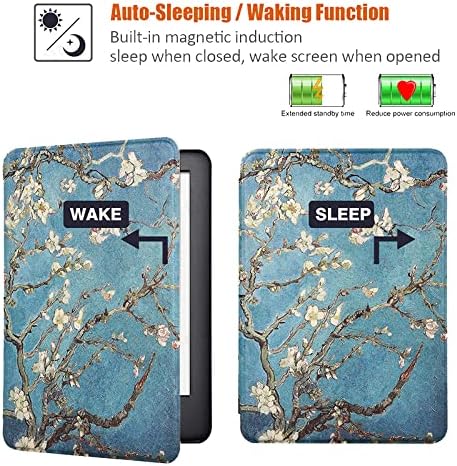 Kılıfları Kapak Kindle Paperwhite için 4 Kılıf Kapak - PU Deri akıllı Kapak ile Otomatik Uyku Wake Özelliği Kindle