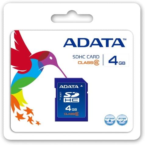 ADATA 4 GB Sınıf 6 SDHC Flash Bellek Kartı ASDH4GCL6-R