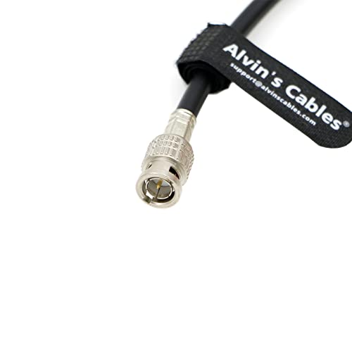 Alvin'in Kabloları 12G BNC HD SDI Koaksiyel Kablo 75Ohm 4K UHD BNC Erkek-Erkek Video Kablosu 1m / 39.7 İnç