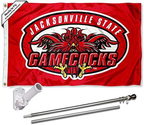 Jacksonville State Gamecocks Bayrak ve Direk Braketi Montaj Paketi