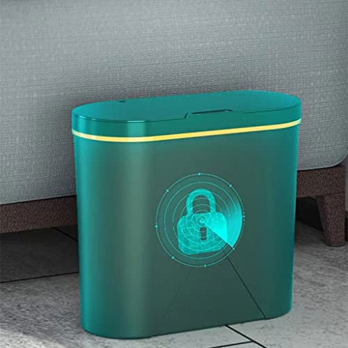 CZDYUF Akıllı İndüksiyon Çöp Şarj Edilebilir Aromaterapi Çöp Depolama Kovası Mutfak Banyo Otomatik Çöp